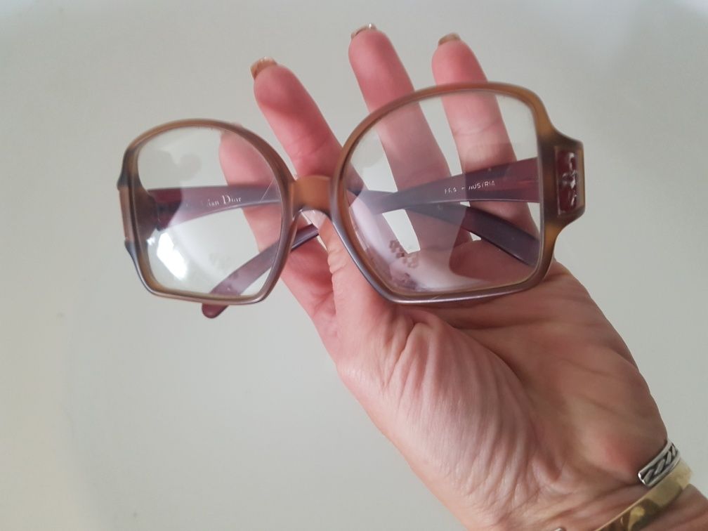 Christian Dior okulary zerowki, real vintage Dior