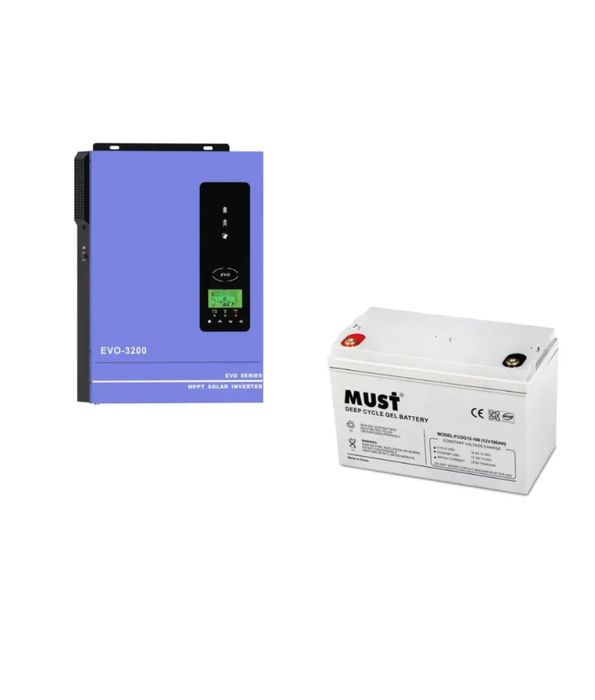 інвертор Anern AN-SCI-EVO-3200 з акумулятором