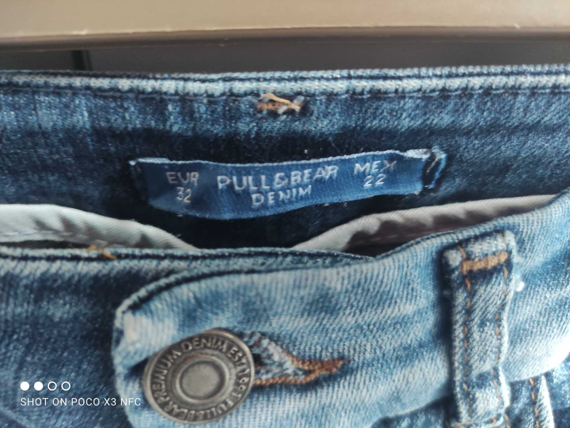 Krótki spodnie jeansowe pull&bear rozm. Ok. 152/158