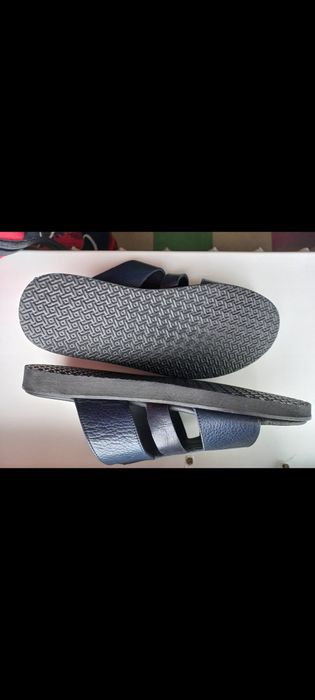 Тапки мужские кожаные шлепки