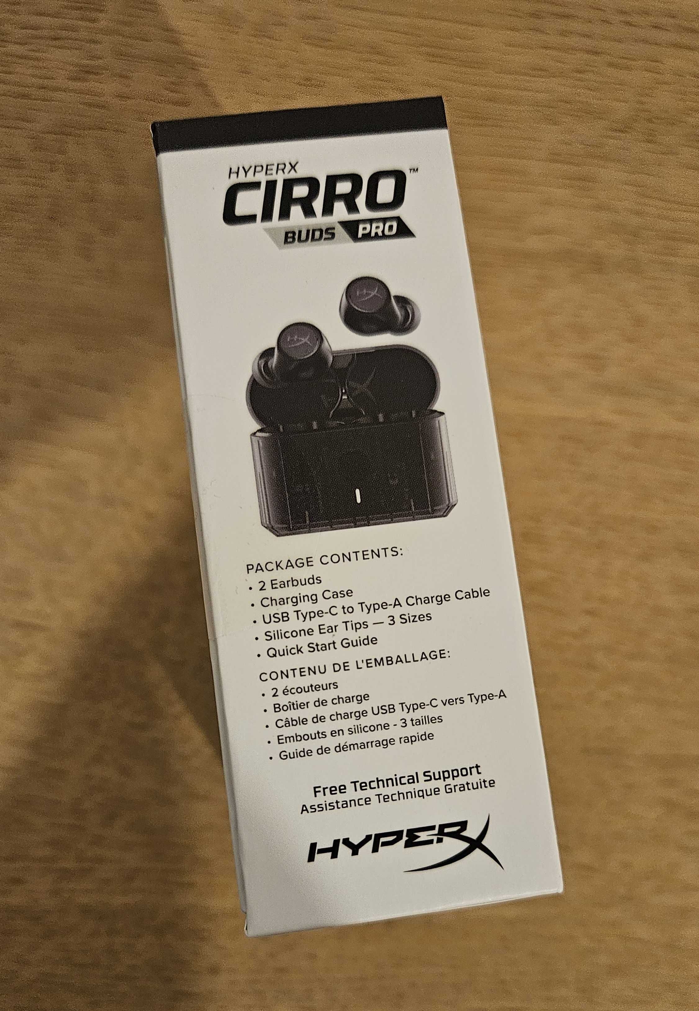 NOWE Słuchawki HyperX Cirro Buds Pro czarne ANC