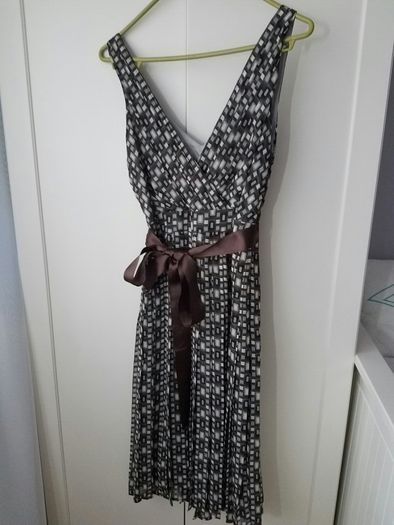 Vestido seda Zara .t.S-M