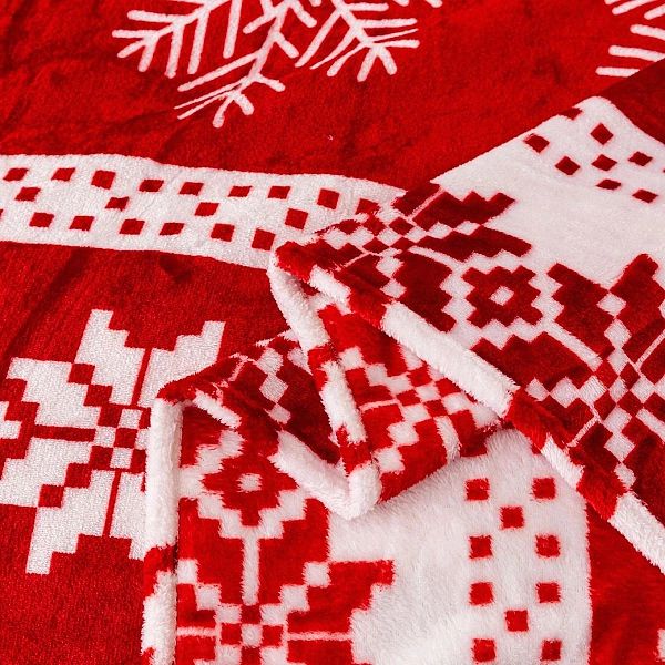 Koc ŚWIĄTECZNY 200x220 narzuta na łóżko kanapę sofę MIKROFIBRA Donato