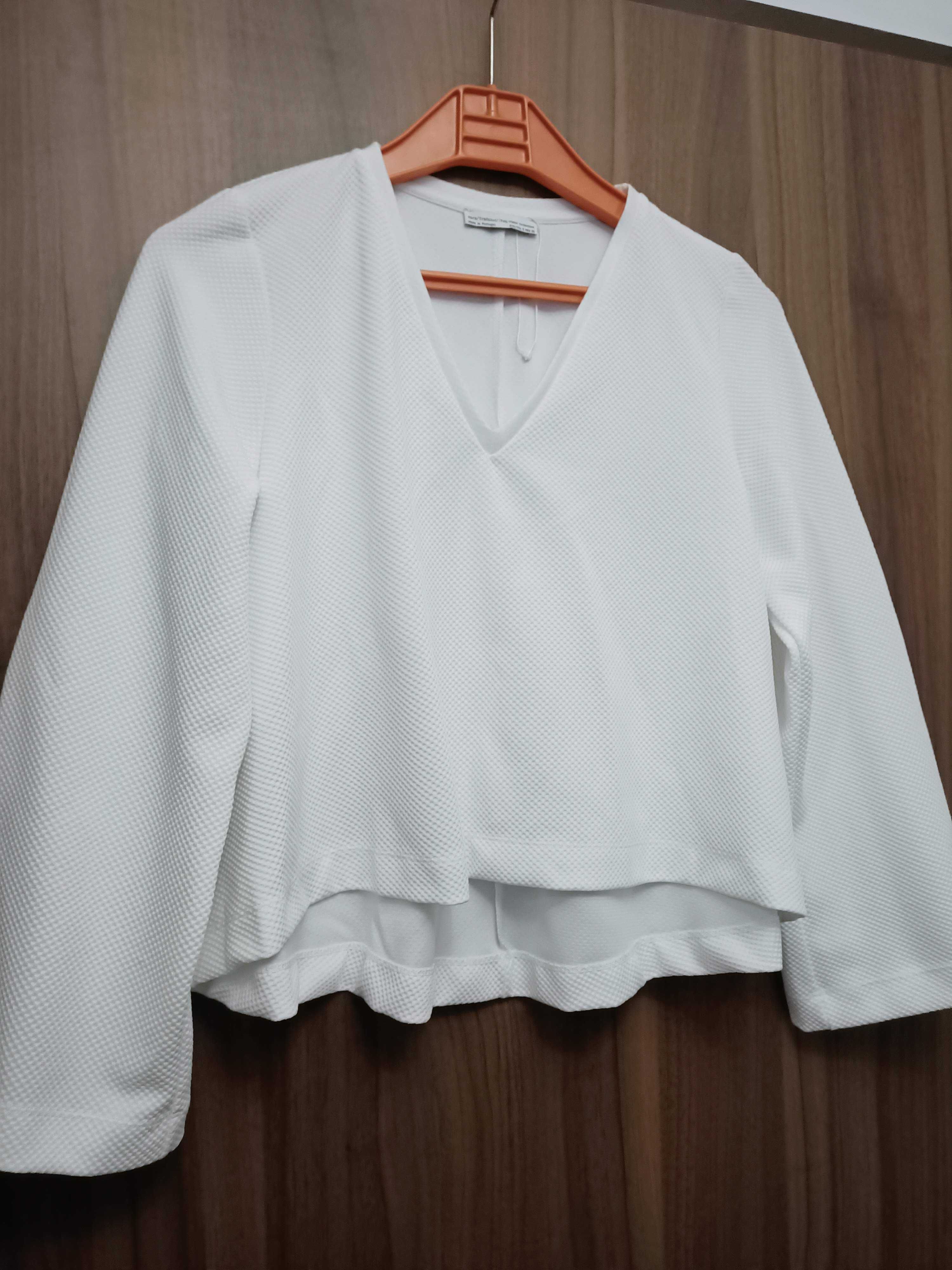 Biała bluzka Zara. Rozmiar S M 36 38