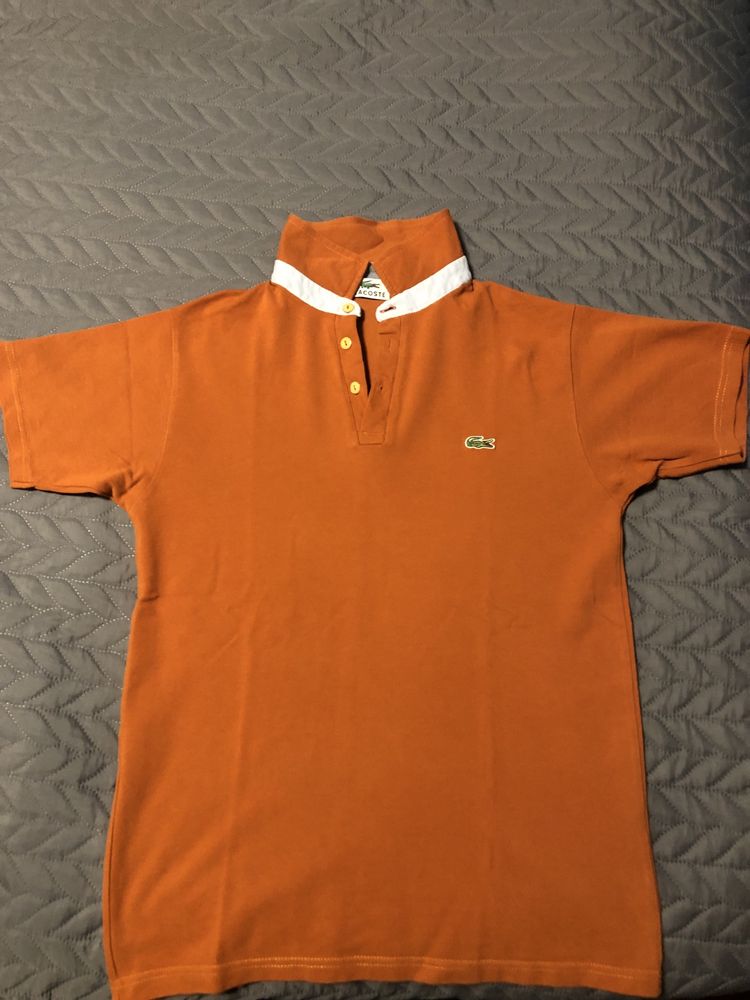 Polo laranja Lacoste