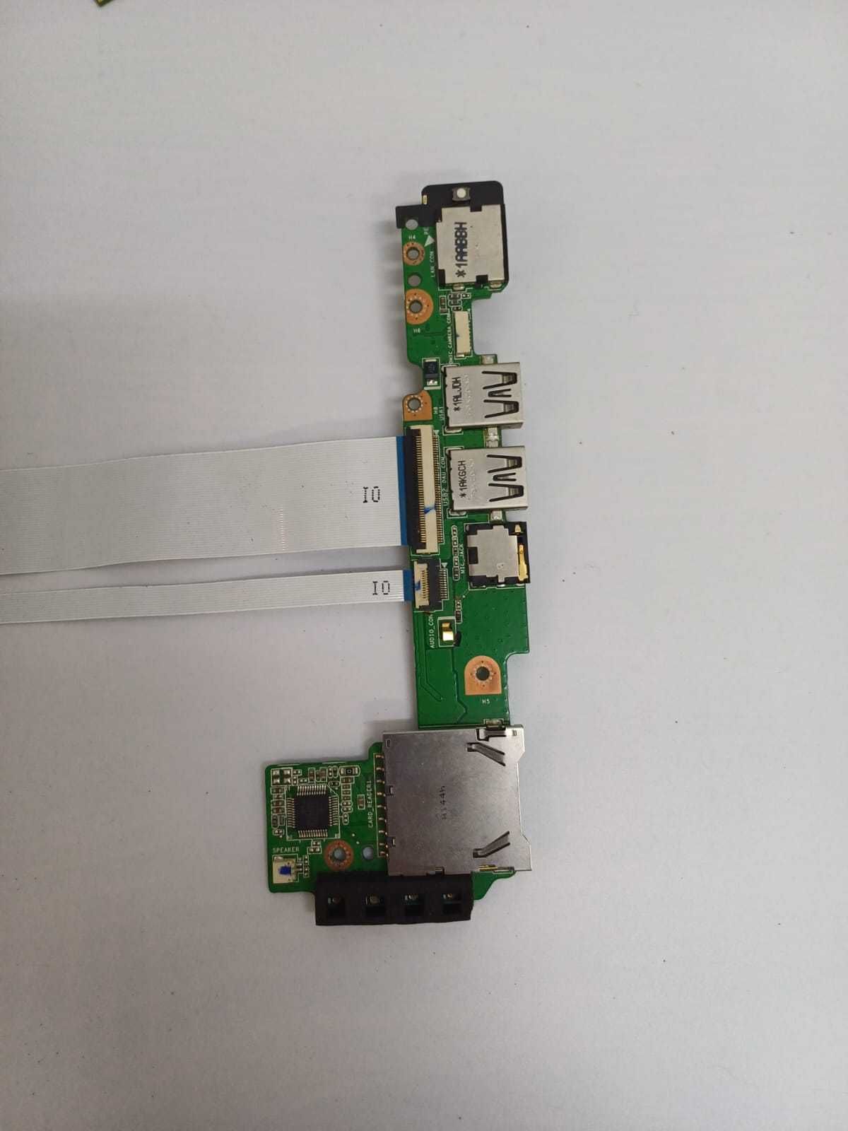 Moduł Audio/USB z czytnikiem kart do laptopa Asus 1011PX.
