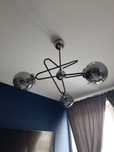 Lampa wisząca Sagito chrom 3 x E14 Alfa