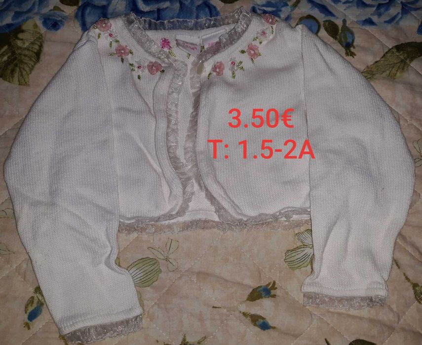 Roupa de menina, tamanho 1.5 a 2 anos.
