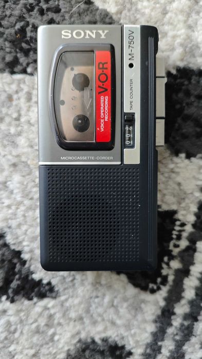 Unikat jedyny Okaz Sony Microcassette Corder M-750v Okazja