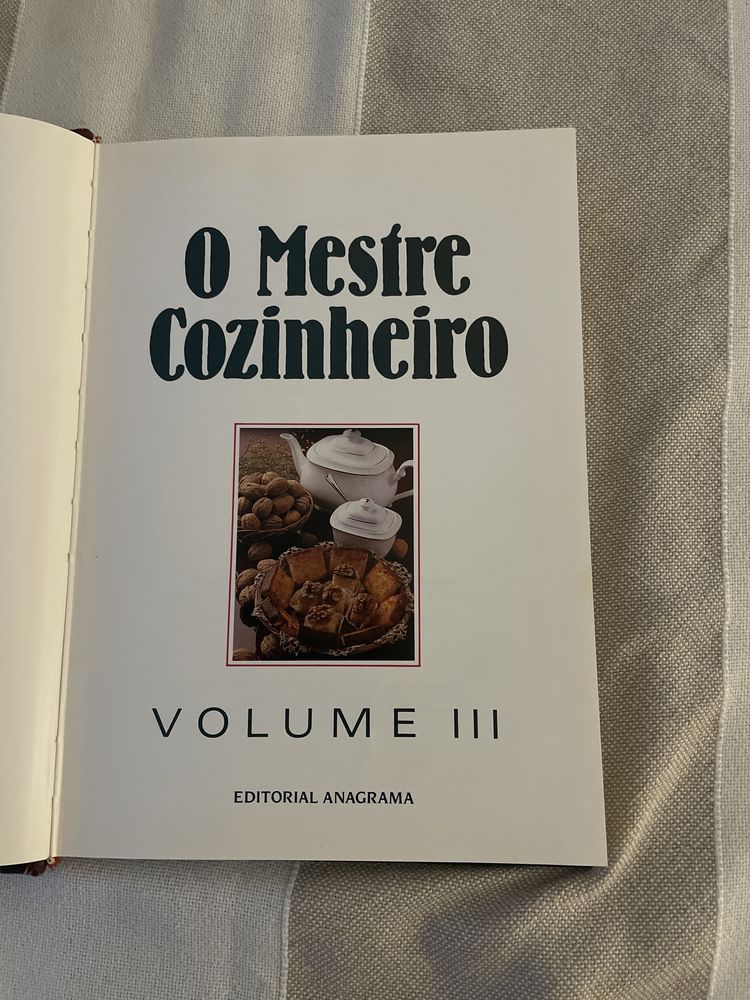 Livro o Mestre Cozinheiro