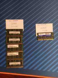 Memorias DDR3 e DDR2 para portatil funcionais