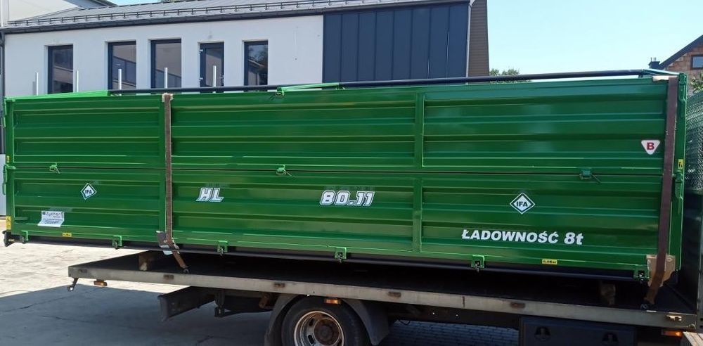 Kompletna górna zabudowa do przyczepy HL 8011 w szerokości paletowej
