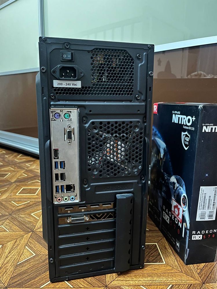 Ryzen 3 2200g, RX570 4gb, 16gb DDR4, 240gb SSD ігровий компʼютер