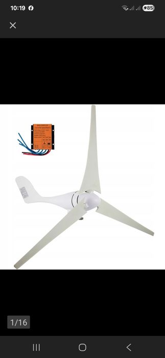 Turbina wiatrowa 800w 12v