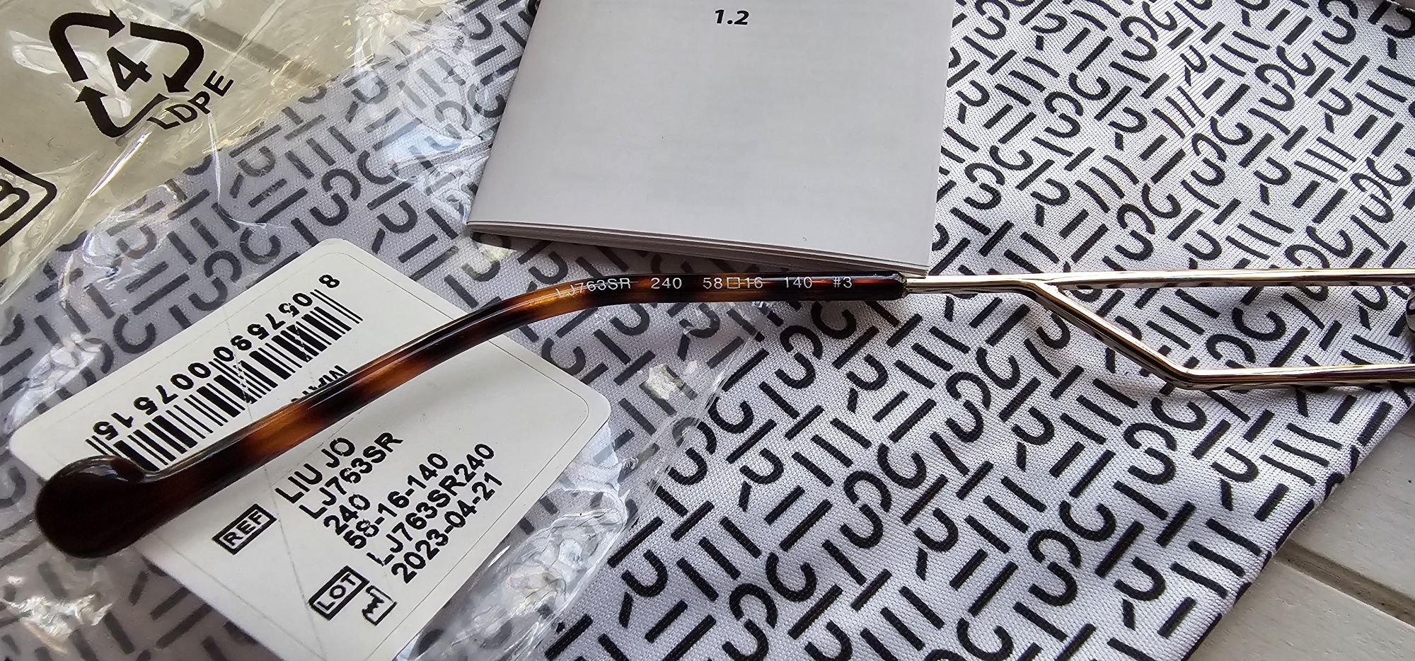 Okulary przeciwsłoneczne damskie Liu Jo liujo LJ763SR nowe