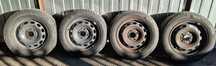 Opony Dunlop Street Response 2 175/65 r14 + felgi stalowe