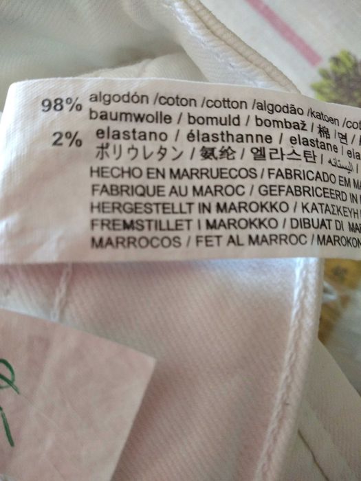 Шорты женские, мужские  ZARA, 98% хлопок, 2% эластан, EUR44 USA34