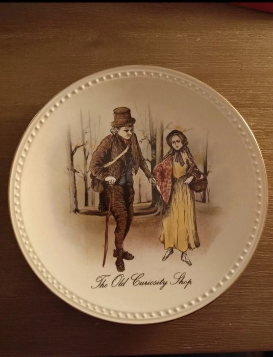 Vintage talerz Charles Dickens