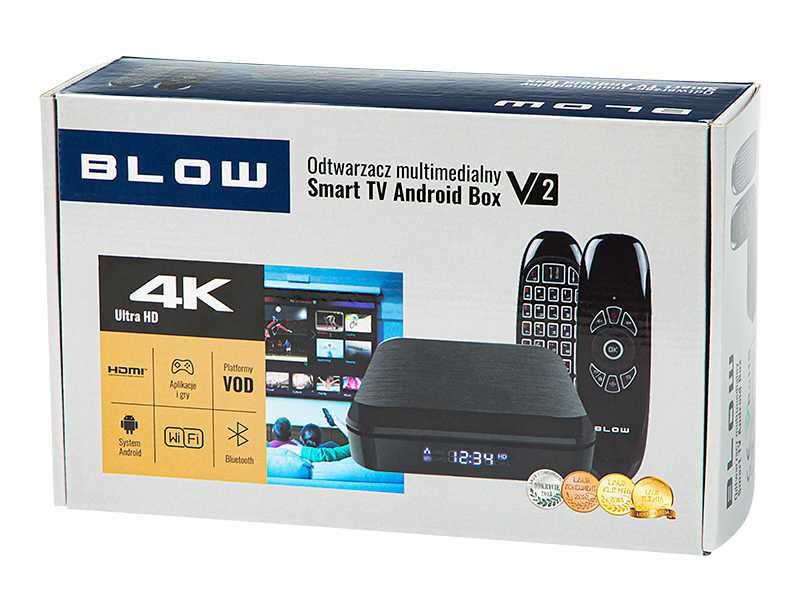 Odtwarzacz multimedialny Android TV BOX  Blutooth