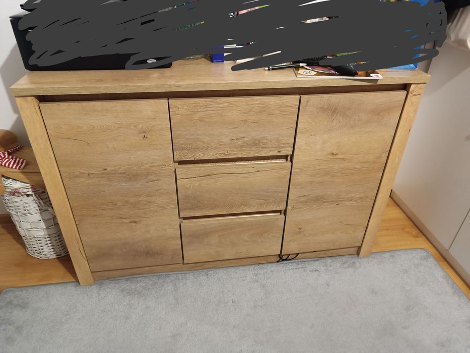 Sprzedam komodę i regał (dąb sonoma)