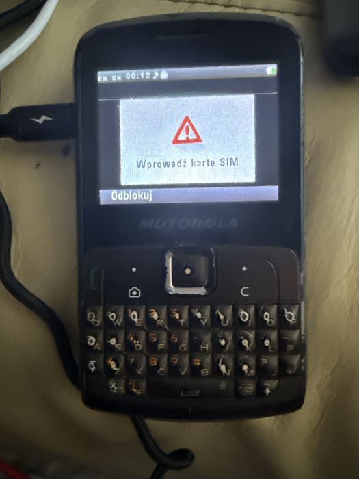 Motorola ex115 z klawiatura querty