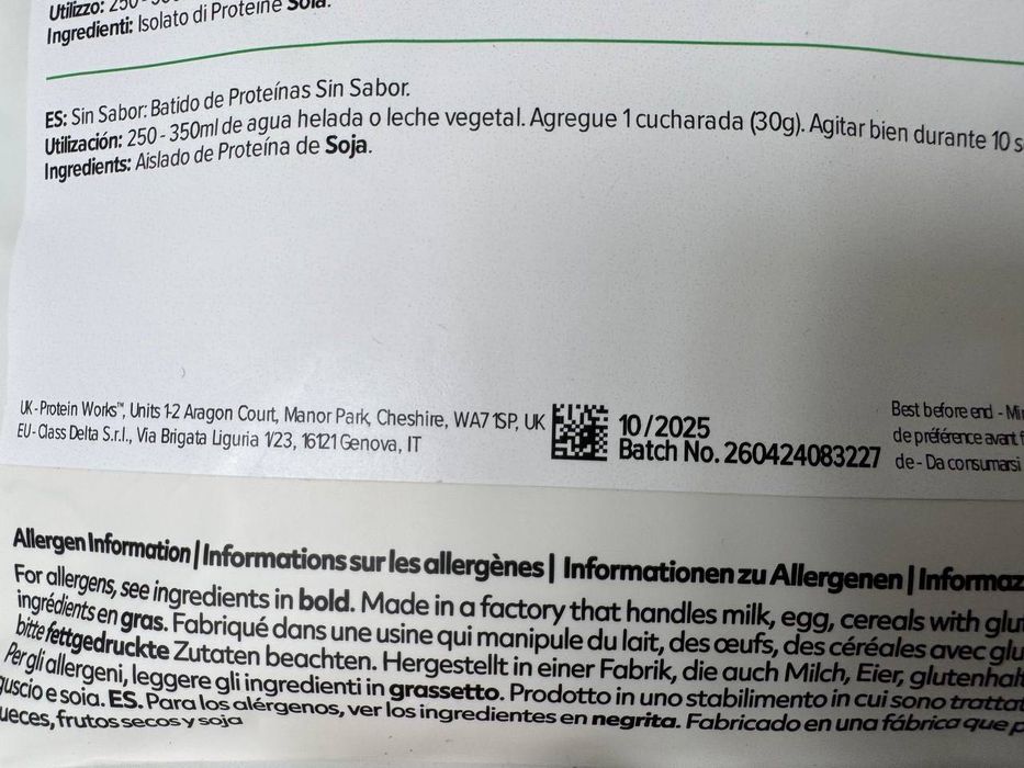 Соєвий протеїн The Protein Works Soy Protein 90 Isolate - 1000 g