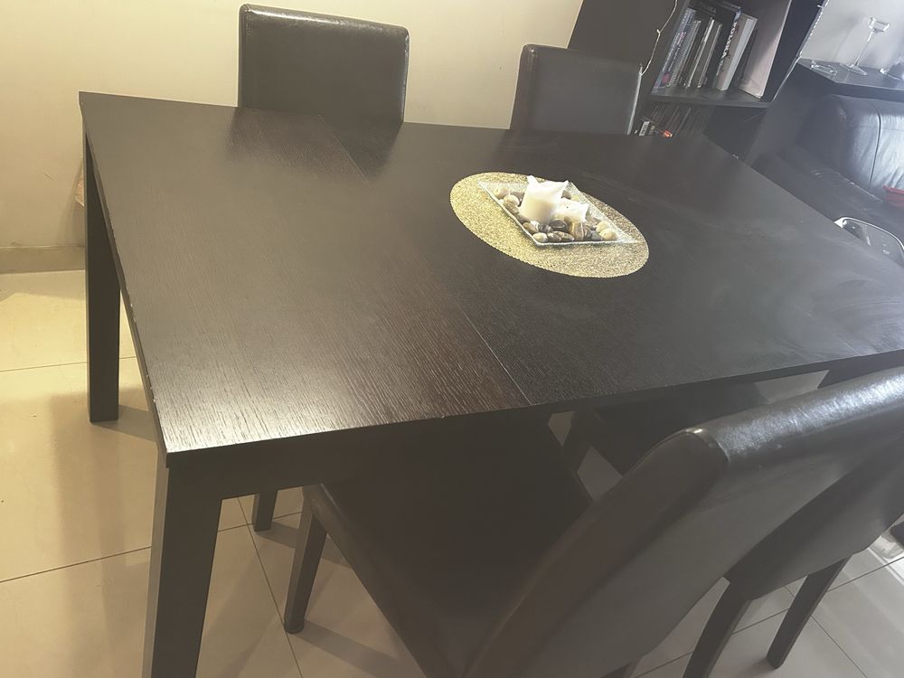 Duzy rozkladany stol wenge