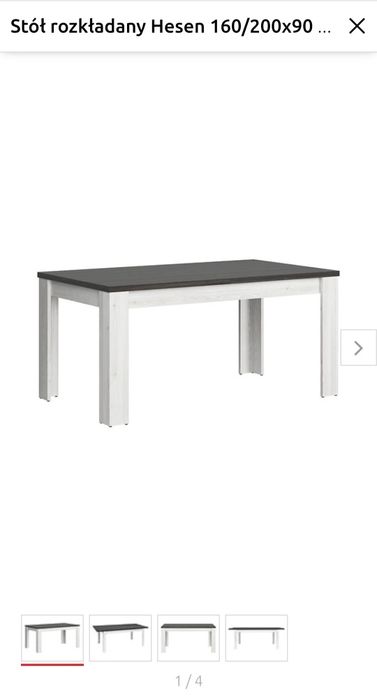Sprzedam stół Hesen Black Red White