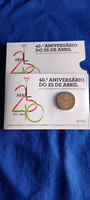 Moeda comemorativa do 25 Abril - Proof