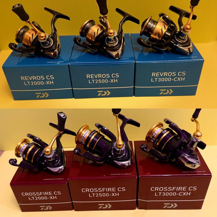 Катушка DAIWA REVROS CS LT 2000 2500 3000 CROSSFIRE дайва для спінінга