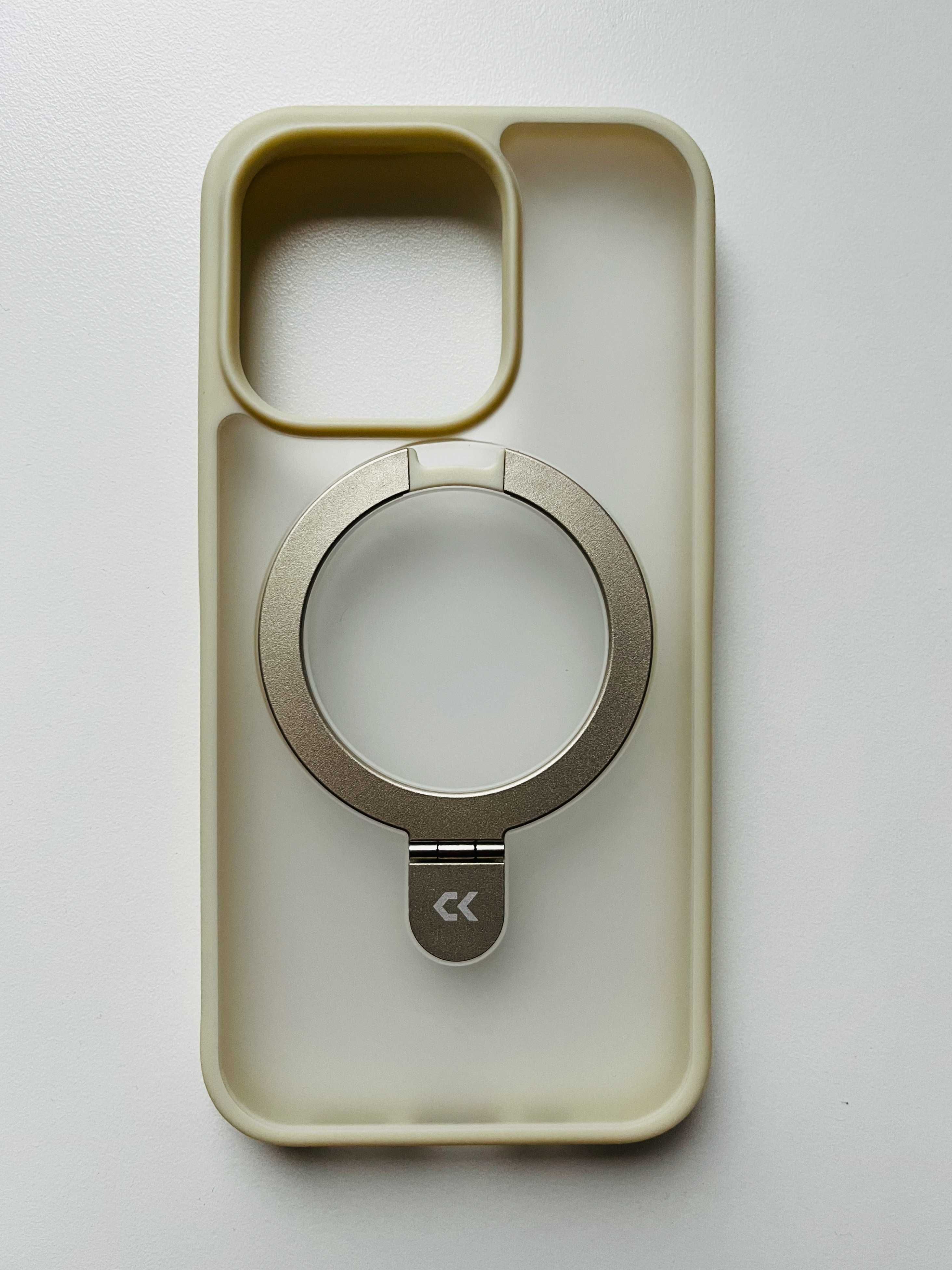 Plecki CASEKOO do Apple iPhone 14 Pro - kremowy