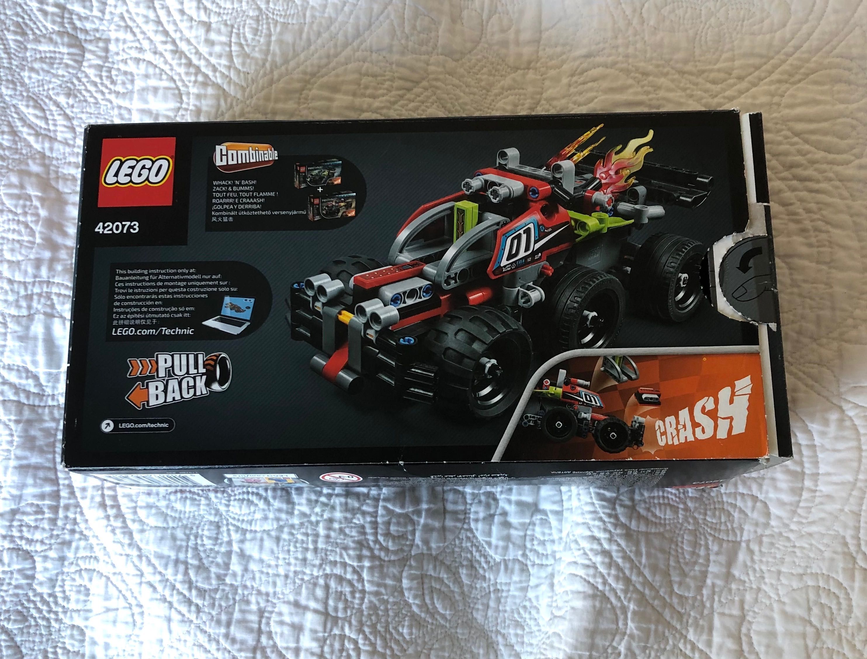 Lego Technic 42073, napęd mechaniczny, z pudełkiem, instrukcją, bdb