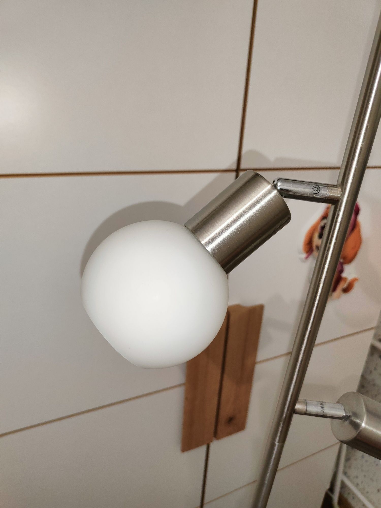Lampa stojąca 3 klosze
