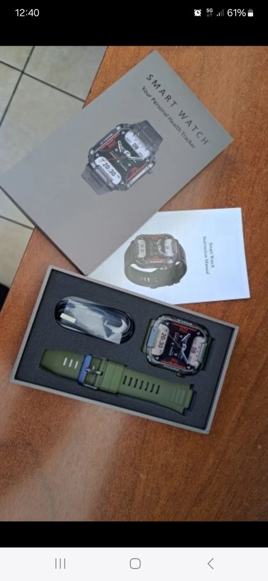 MELANDA 1.85 smartwach wojsko survival