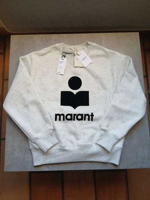 ISABEL MArant białe ubrania nowe unisex długie rękawy L