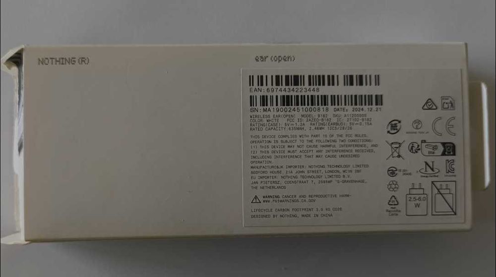 Fones Nothing Ear (Open)