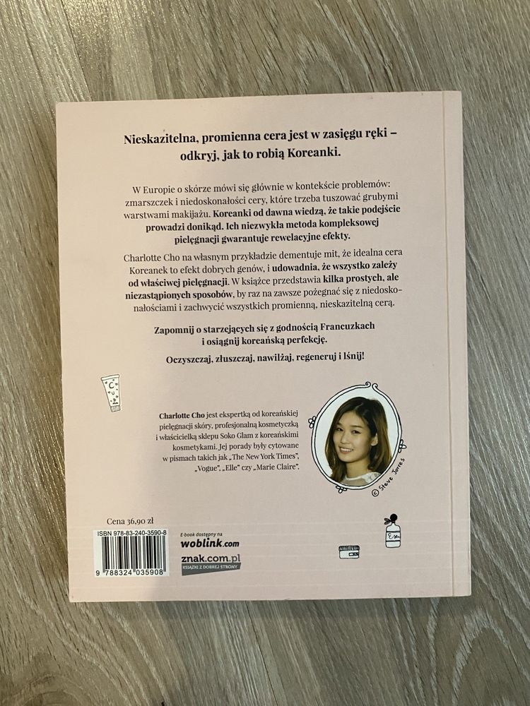 Książka “Sekrety urody Koreanek Elementarz pielęgnacji” Charlotte Choo