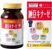 Fine Japan Наттокиназа 4000 FU, чеснок и витамины группы В