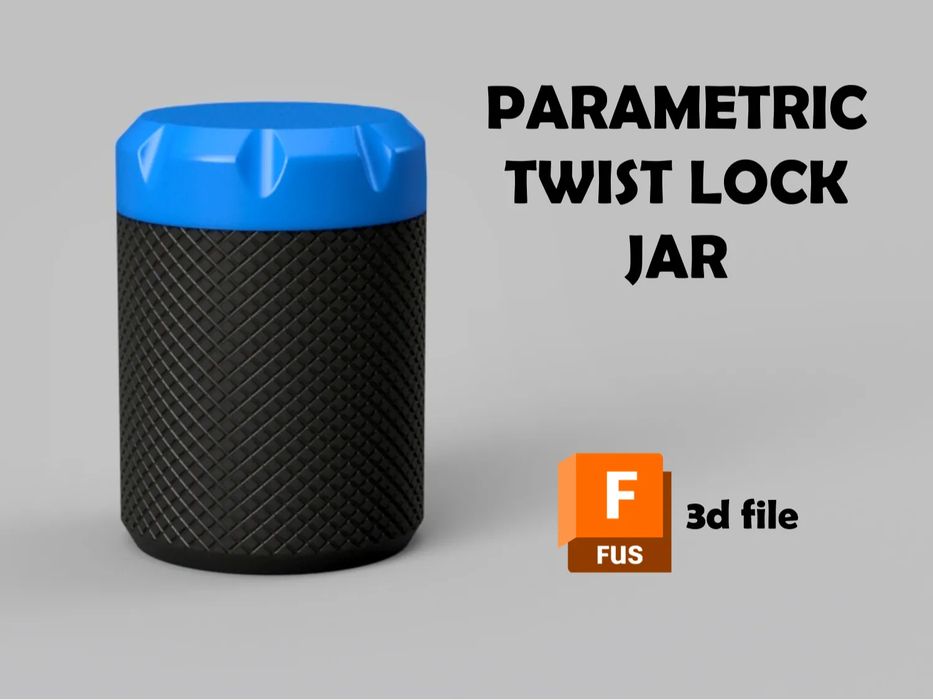 Frasco Modular com Tampa de Rosca