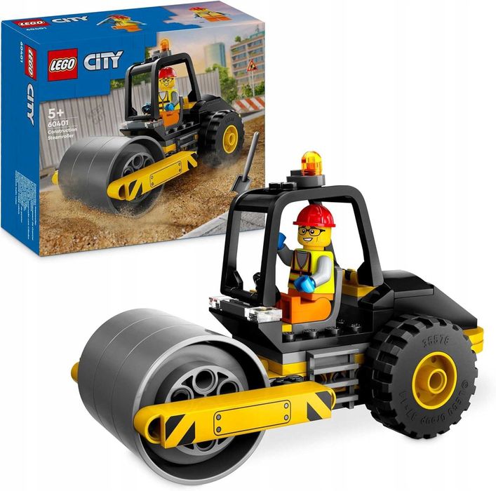 Klocki Lego City 60401 Walec budowlany 5 + prezent upominek chłopiec