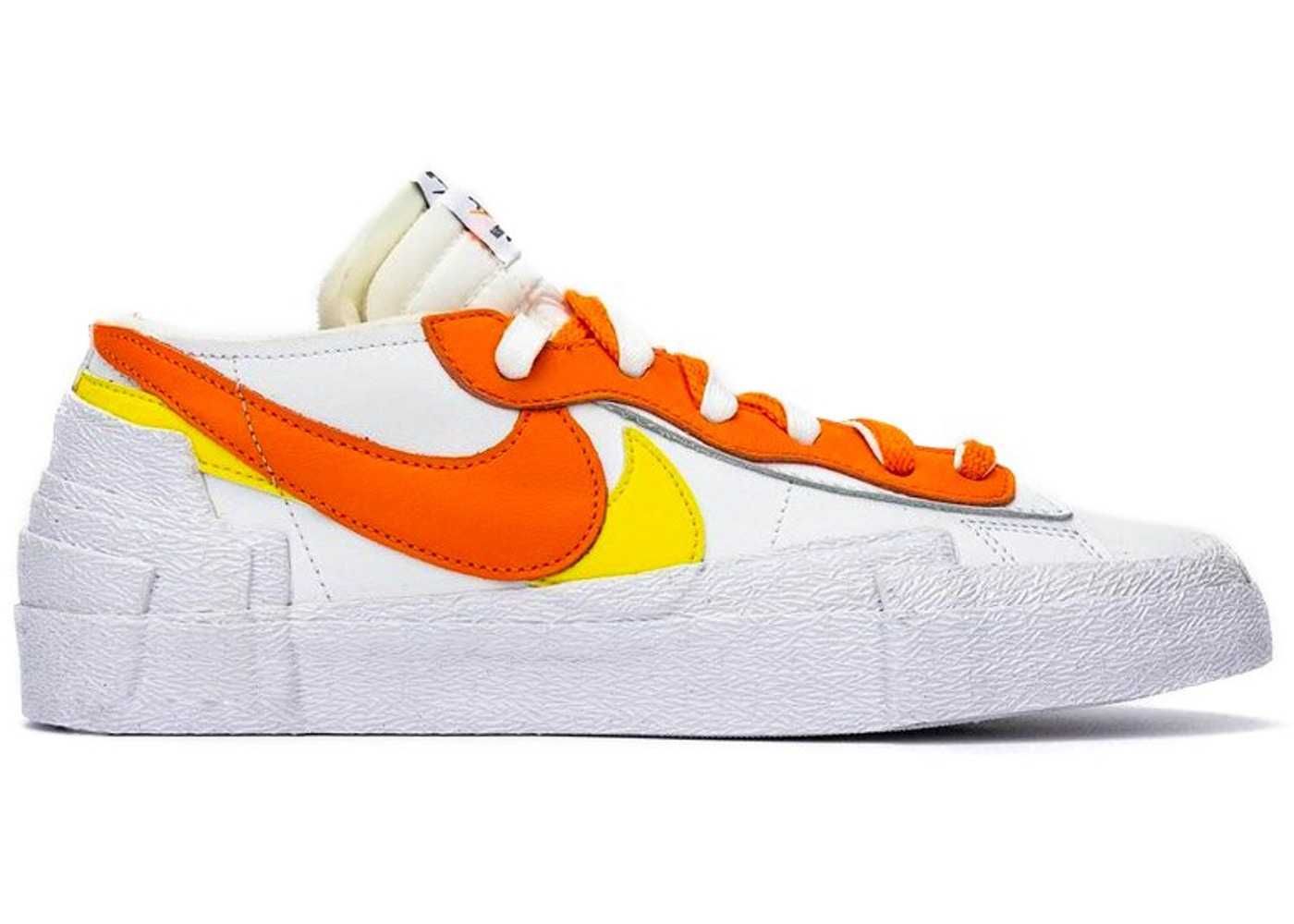 ( r.45/29 cm- us 11) Nike Blazer Low sacai White Magma Orange Dunk low