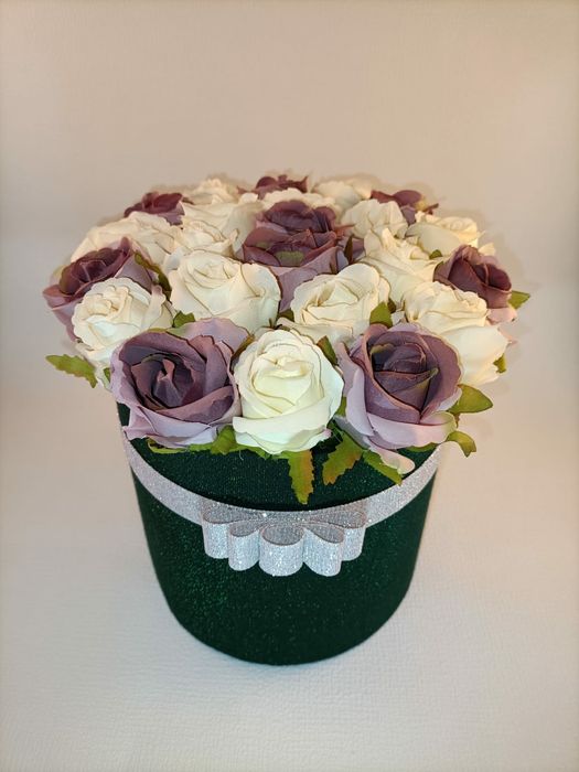 Flowerbox sztuczne kwiaty