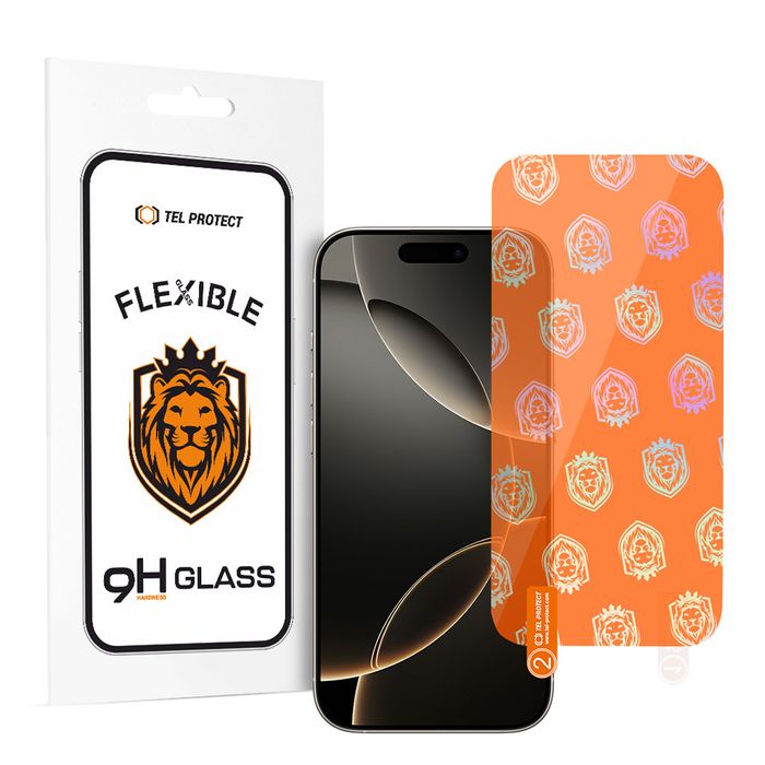 Hartowane szkło hybrydowe Tel Protect Best Flexible iPhone 16 Pro Max
