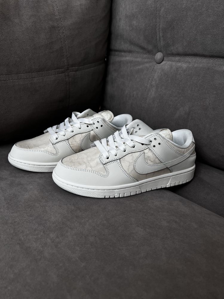 Кросівки Dunk бежеві з мереживом/ Nike Regal Dunk/ Кеди Найк/ Данки/
