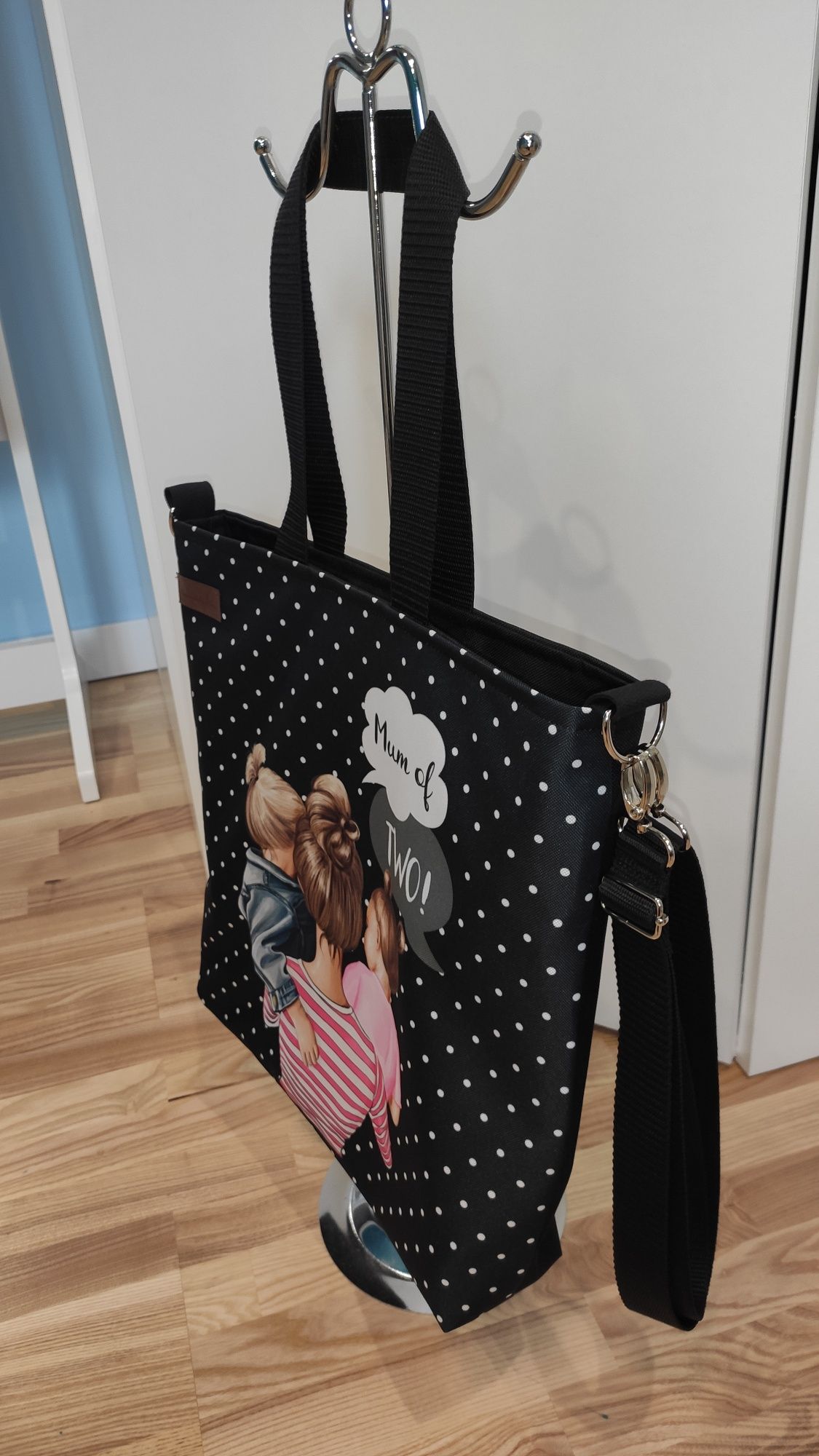 Torebka dla mamy torba mama i dzieci shopper bag mama i dwie córki