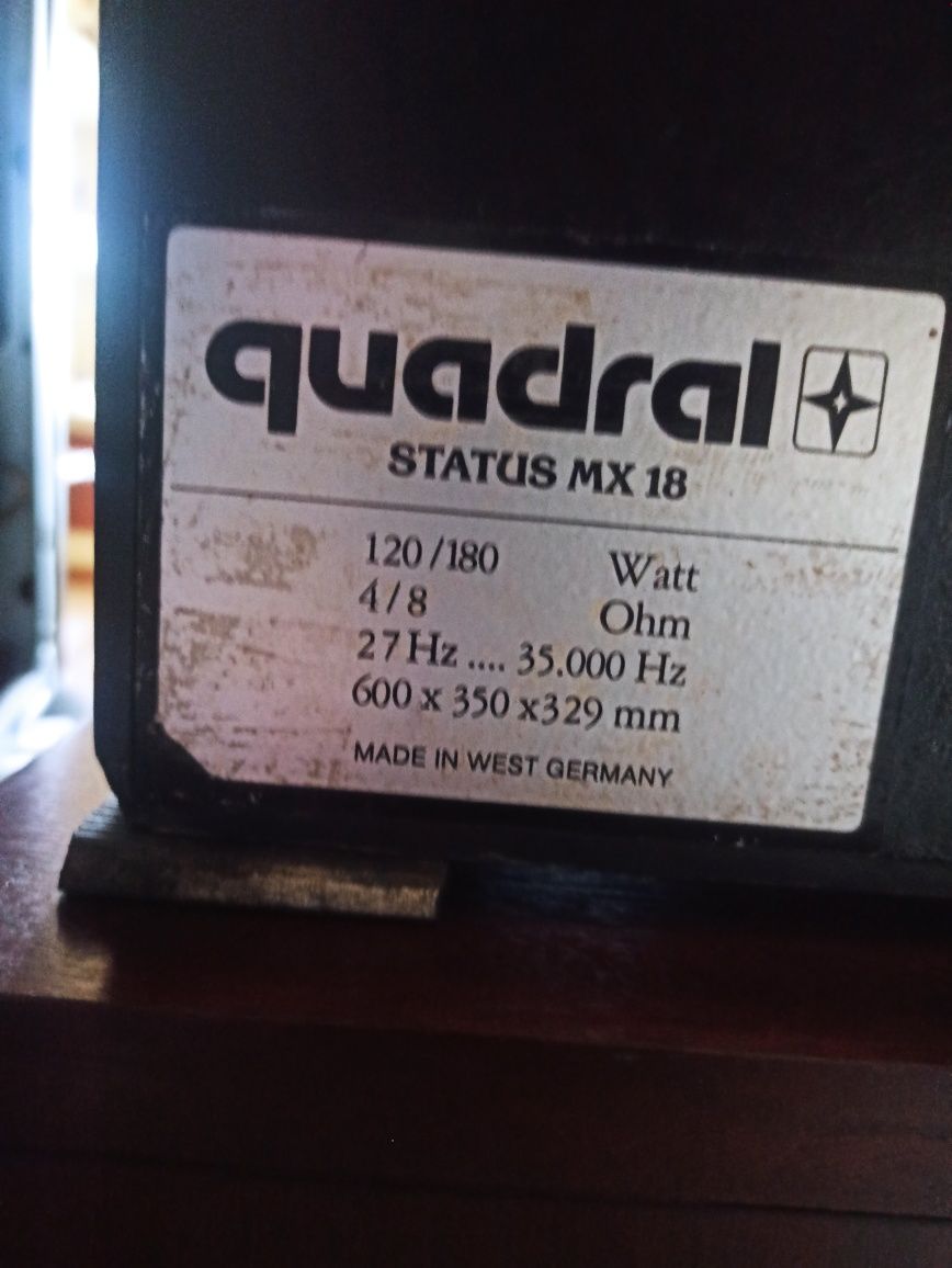 Quadral Status mx 18 Статусный звук!