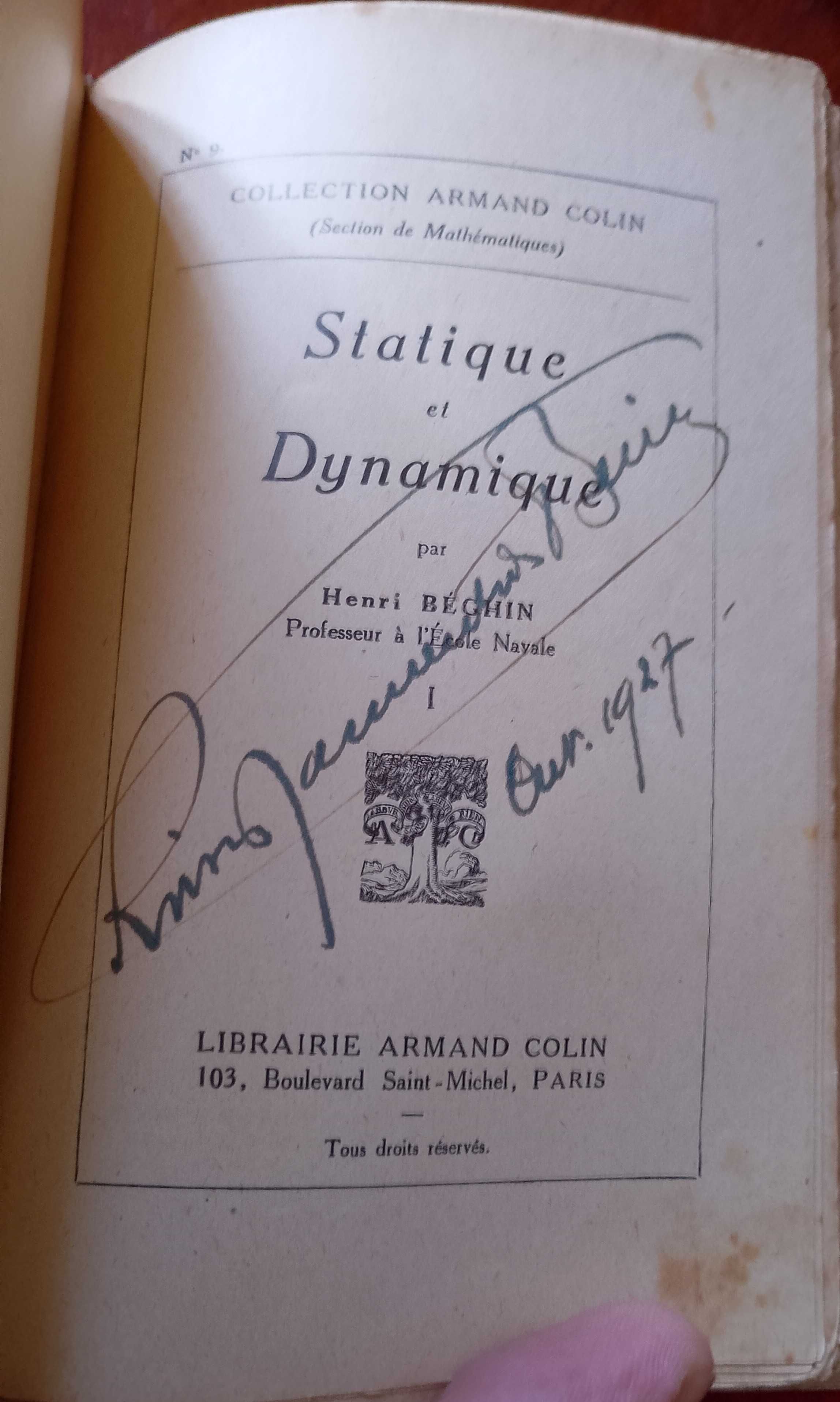 Statique et Dynamique - Henri Beghin
