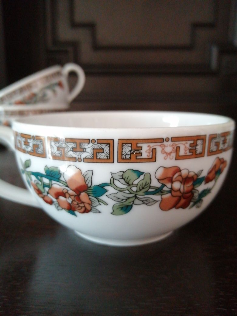 Pięć filiżanek porcelana Bawaria