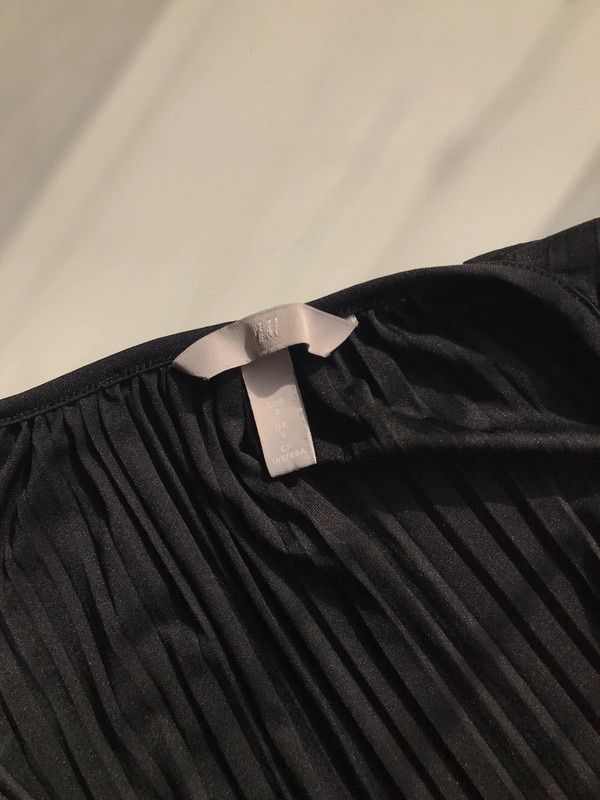 H&m top plisowany kopertowy koszula trend basic