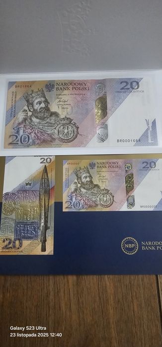 20zł Tysiąclecie koronacji Bolesława Chrobrego niski numer